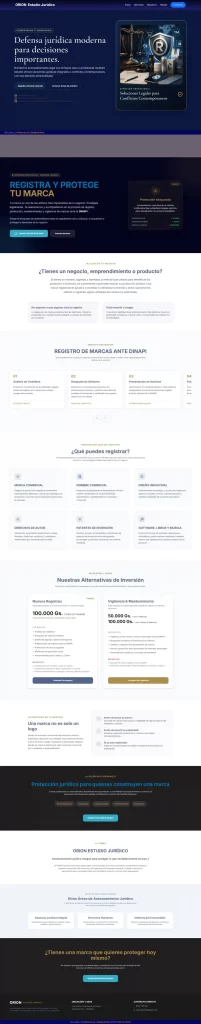 Diseño de pagina web, Corporativo, Servicios, Abogado, Contadores. ADS 3ra. Plana Diseño Web